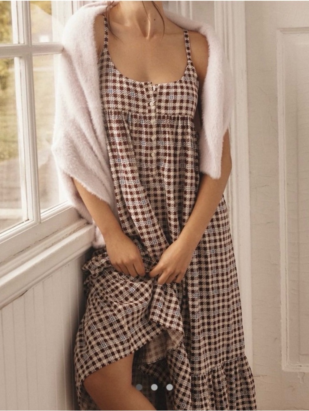 The Great Sleep The Ruffle Thank Night Night Gown Anthropologie
